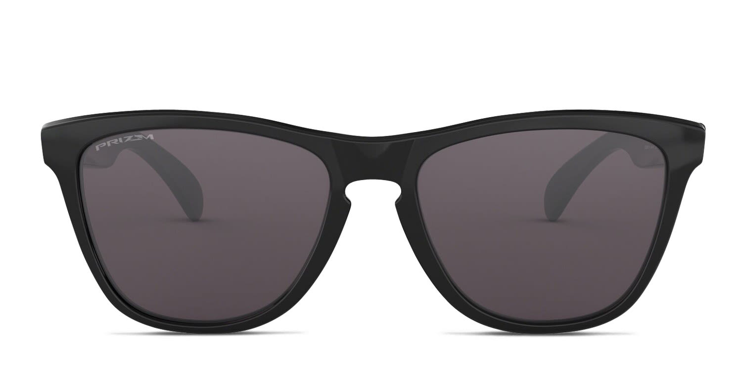 Oakley OO9245 Frogskins (A) Black, Gray glasses - Black / Gray - Frontal View