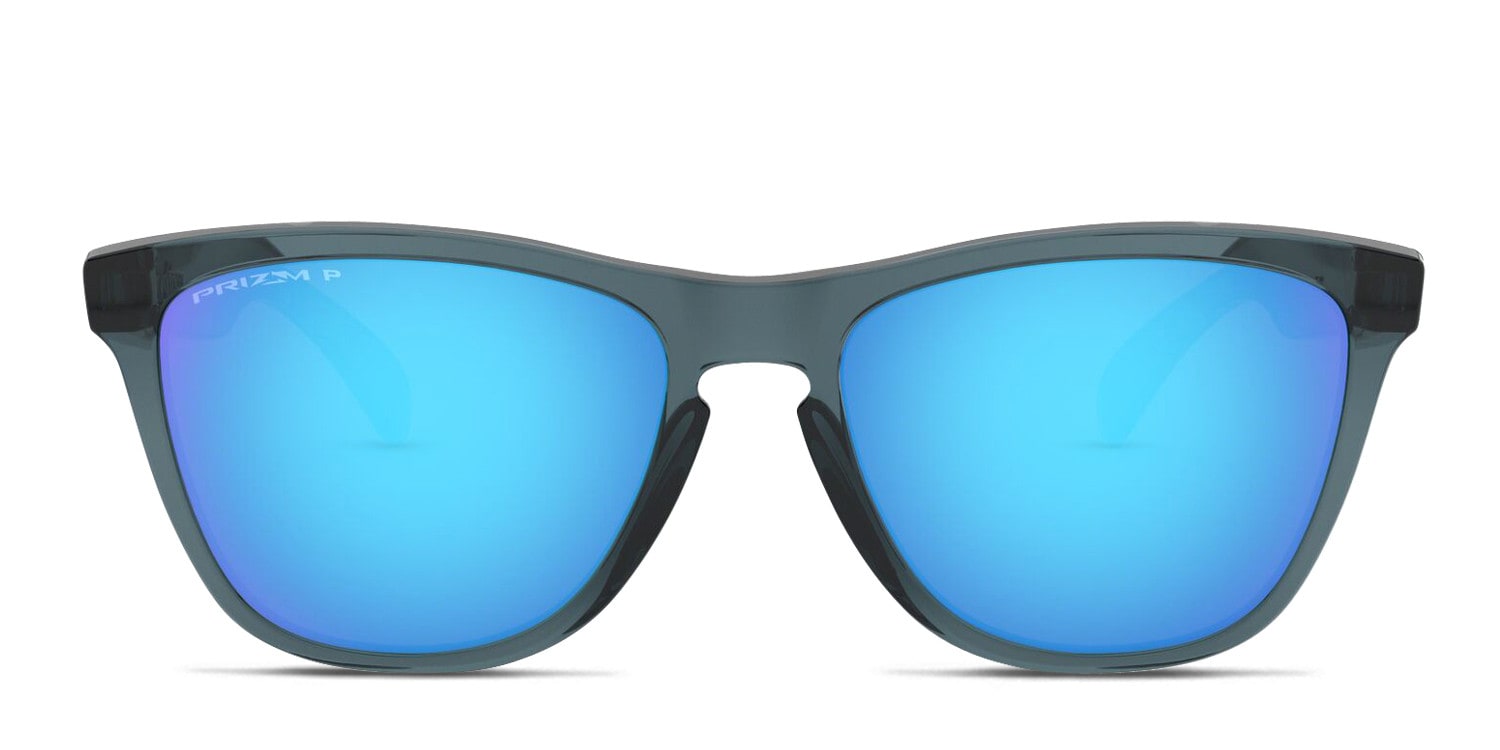 Oakley OO9013 Frogskins Black , Blue glasses - Black / Blue - Frontal View