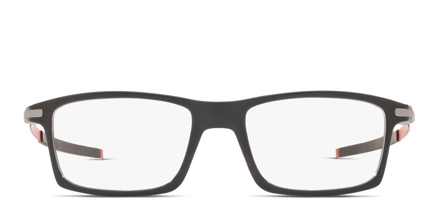 Oakley OX8050 Pitchman Shiny Black glasses - Shiny Black - Frontal View
