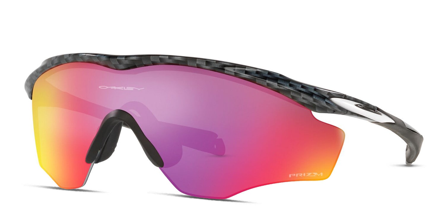 Oakley OO9343 M2 Frame XL gunmetal frame with PRIZM road lenses. Lenses