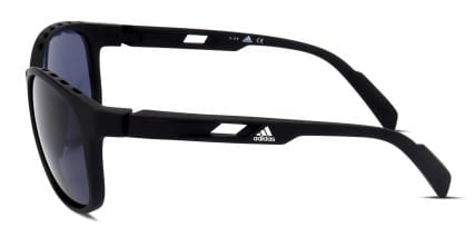 Adidas SP0011 Black, Gray glasses - Black / Gray - Side View
