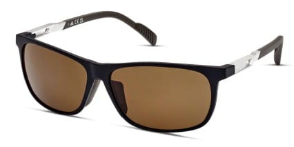Adidas SP0061 Black, Brown glasses - Black / Brown - Angle View