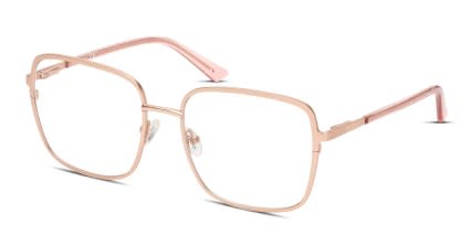 Guess GU2914 Rose Gold, Pink glasses - Rose Gold / Pink - Angle View