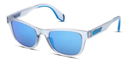 Adidas OR0079 Clear, Blue glasses - Clear / Blue - Angle View