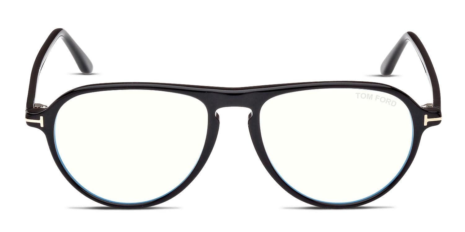 Tom Ford TF5869-B Shiny Black glasses - Shiny Black - Frontal View