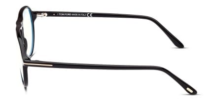 Tom Ford TF5869-B Shiny Black glasses - Shiny Black - Side View