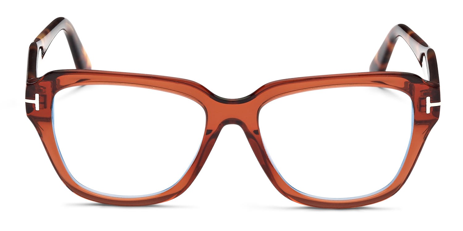 Tom Ford TF5988-B Orange glasses - Orange - Frontal View