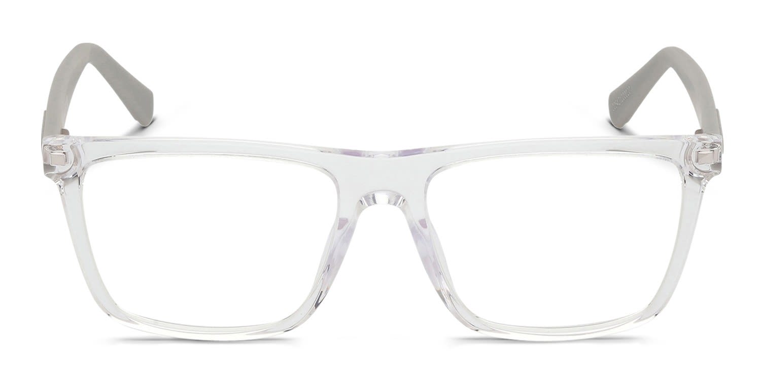 Guess GU50186 Gray, Clear glasses - Gray / Clear - Frontal View