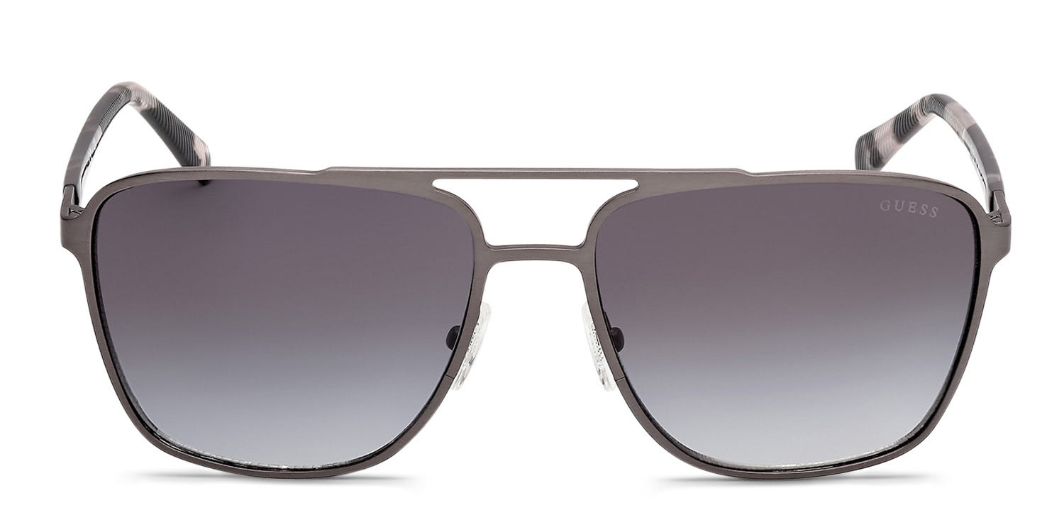 Guess GU00210 Gunmetal glasses - Gunmetal - Frontal View