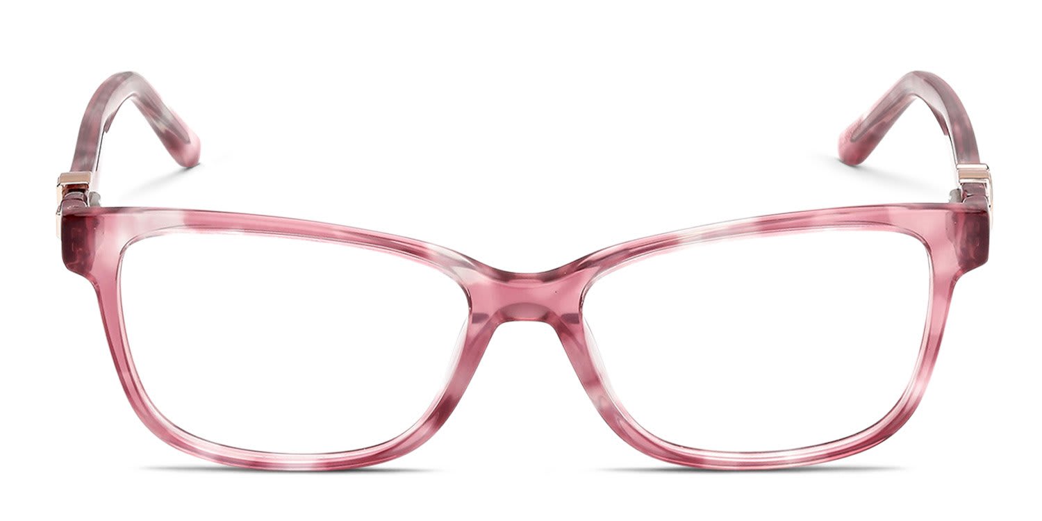 Guess GU50227 Purple, Tortoise glasses - Purple / Tortoise - Frontal View