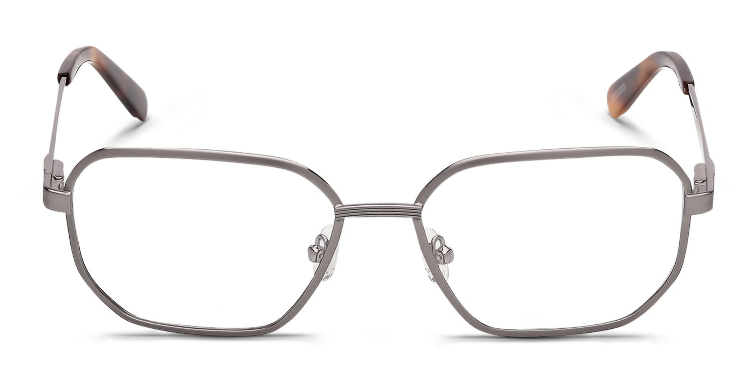 Guess GU50240 Gunmetal glasses - Gunmetal - Frontal View