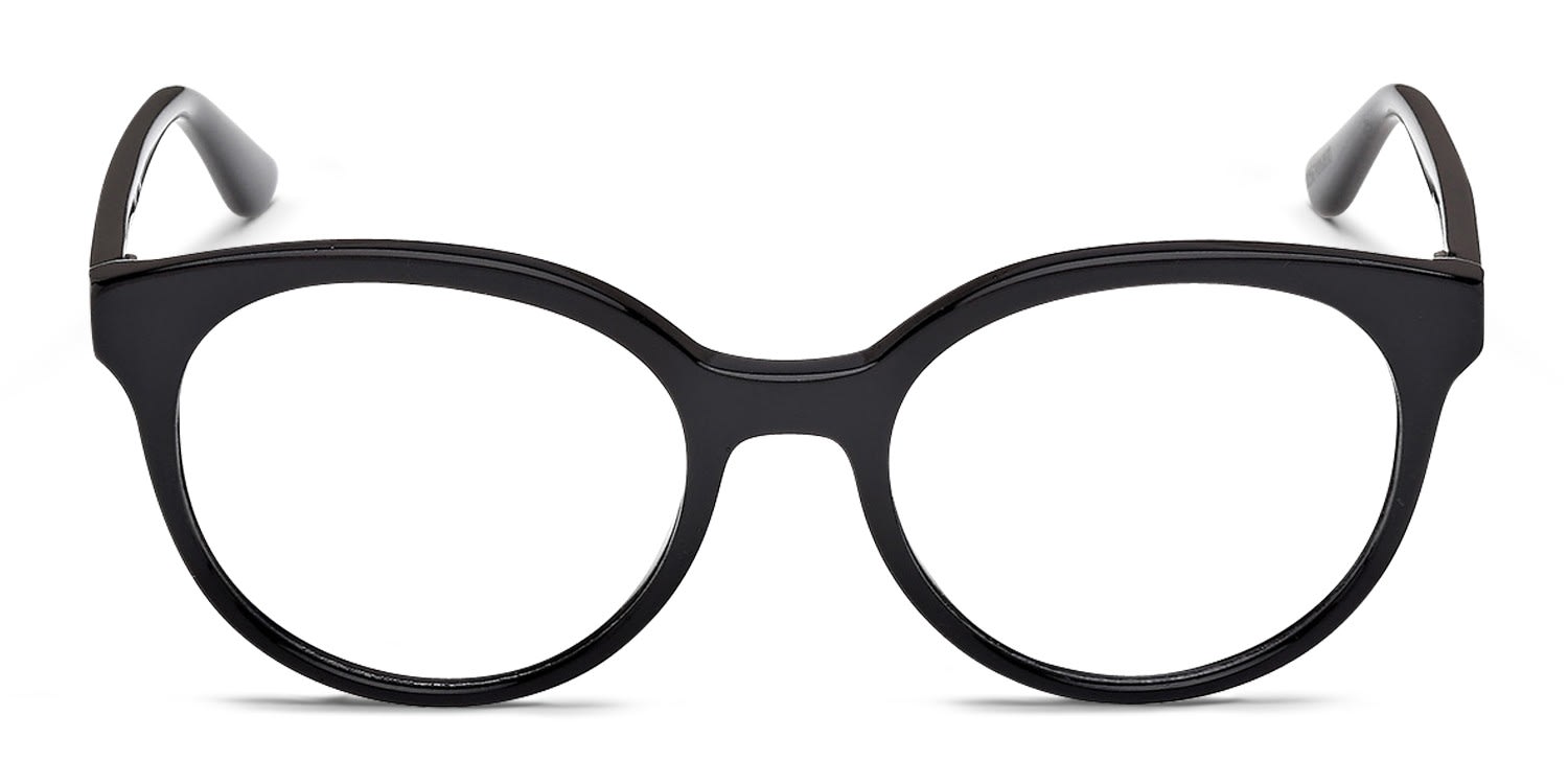 Guess GU50270 Kids Shiny Black glasses - Shiny Black - Frontal View