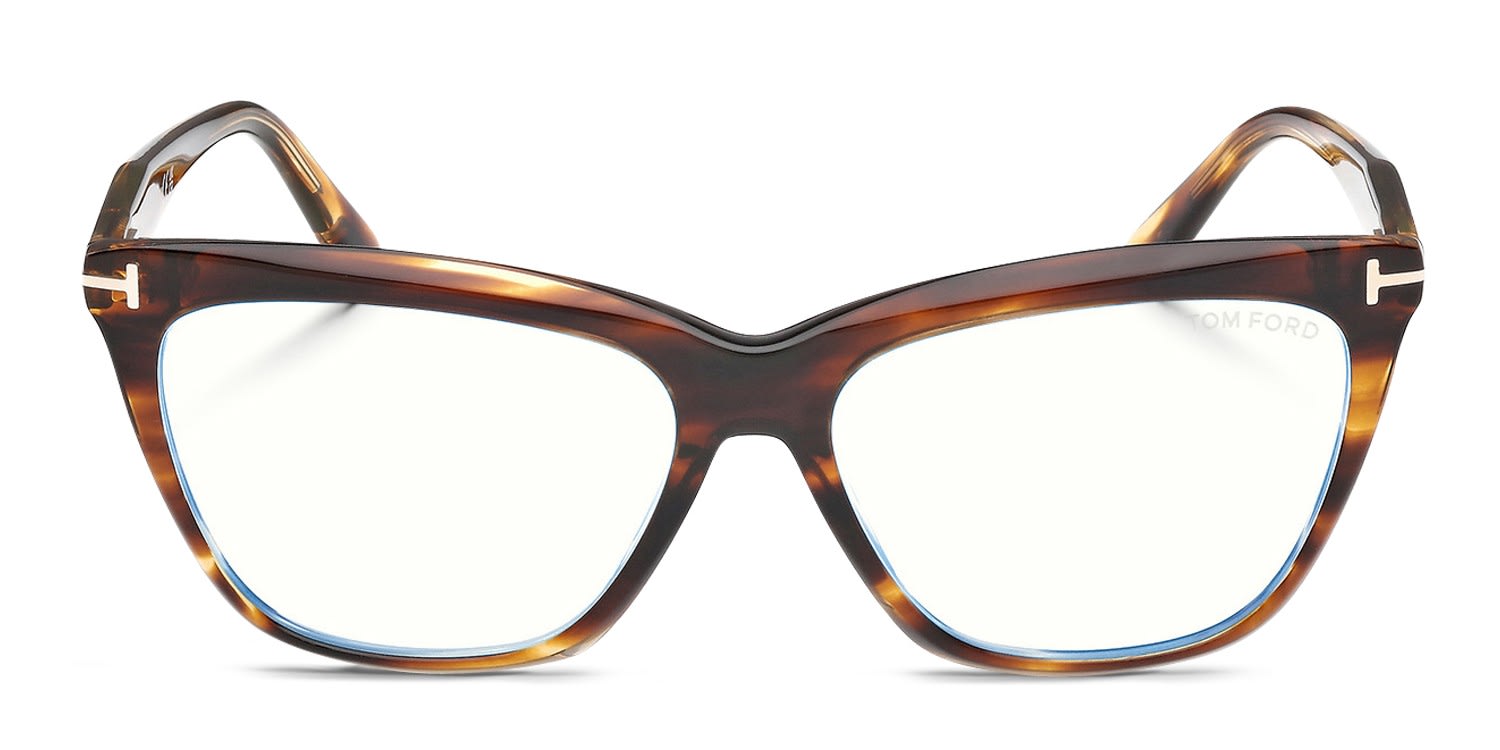 Tom Ford TF6064-B Tortoise glasses - Tortoise - Frontal View