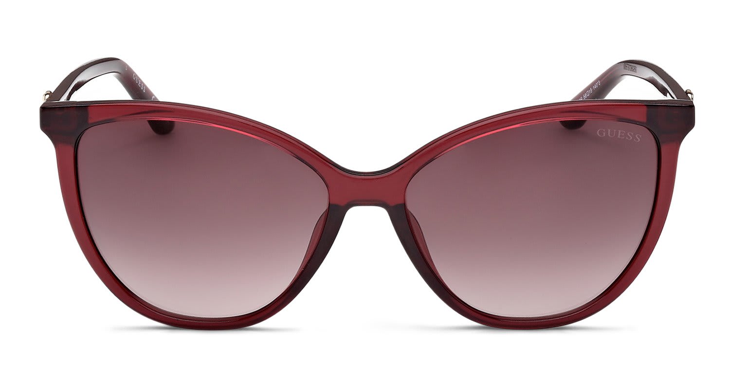 Guess GU00256 Red, Brown glasses - Red / Brown - Frontal View
