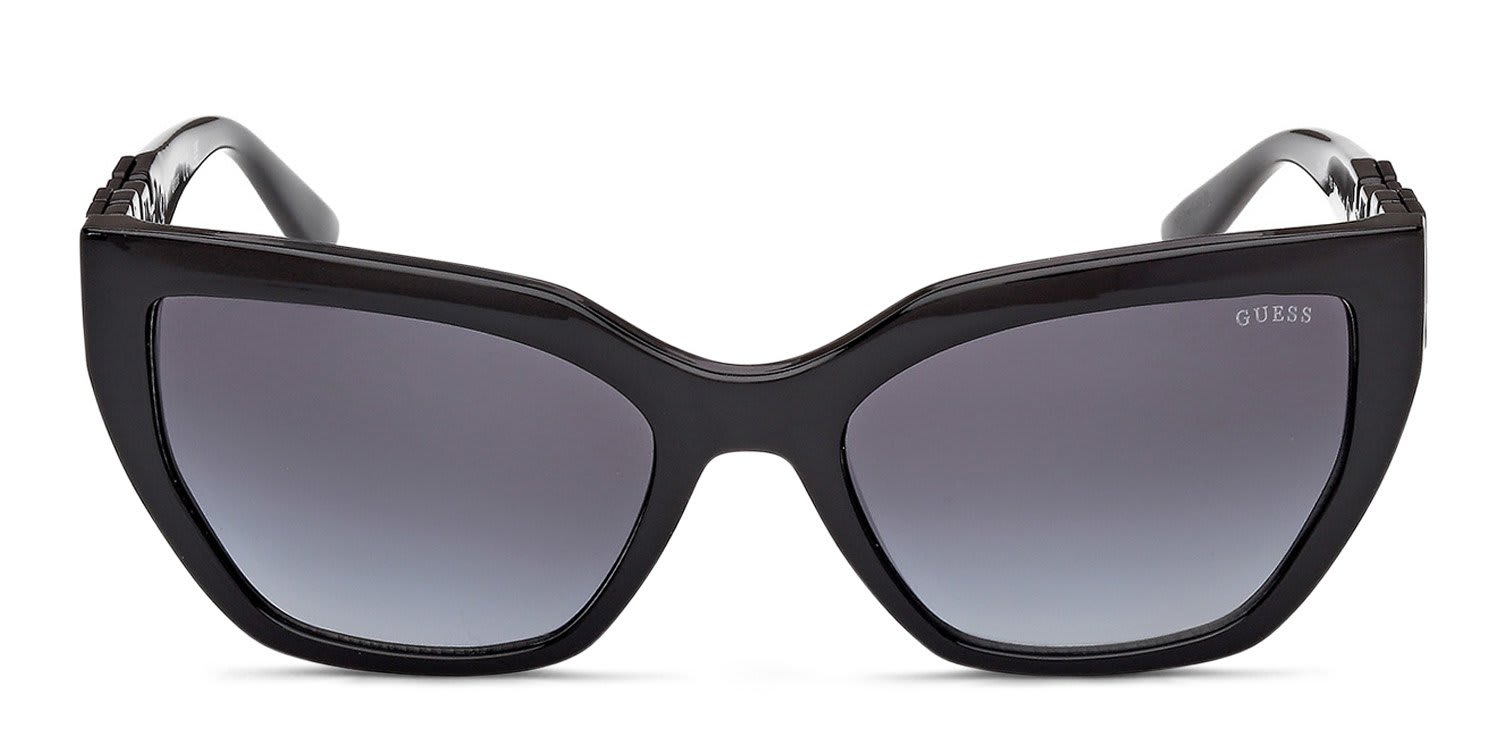 Guess GU00264 Black, Gray glasses - Black / Gray - Frontal View