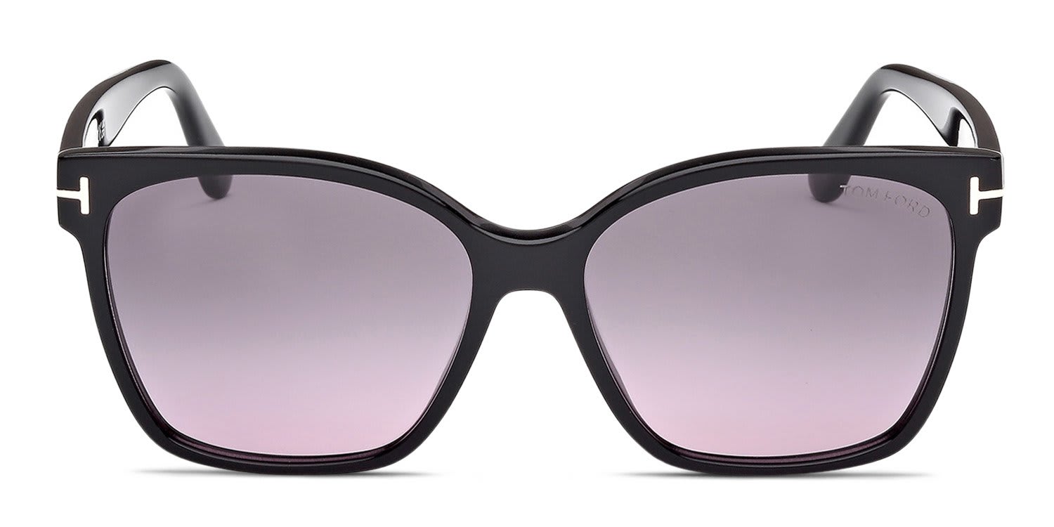 Tom Ford FT1312 Black, Gray glasses - Black / Gray - Frontal View