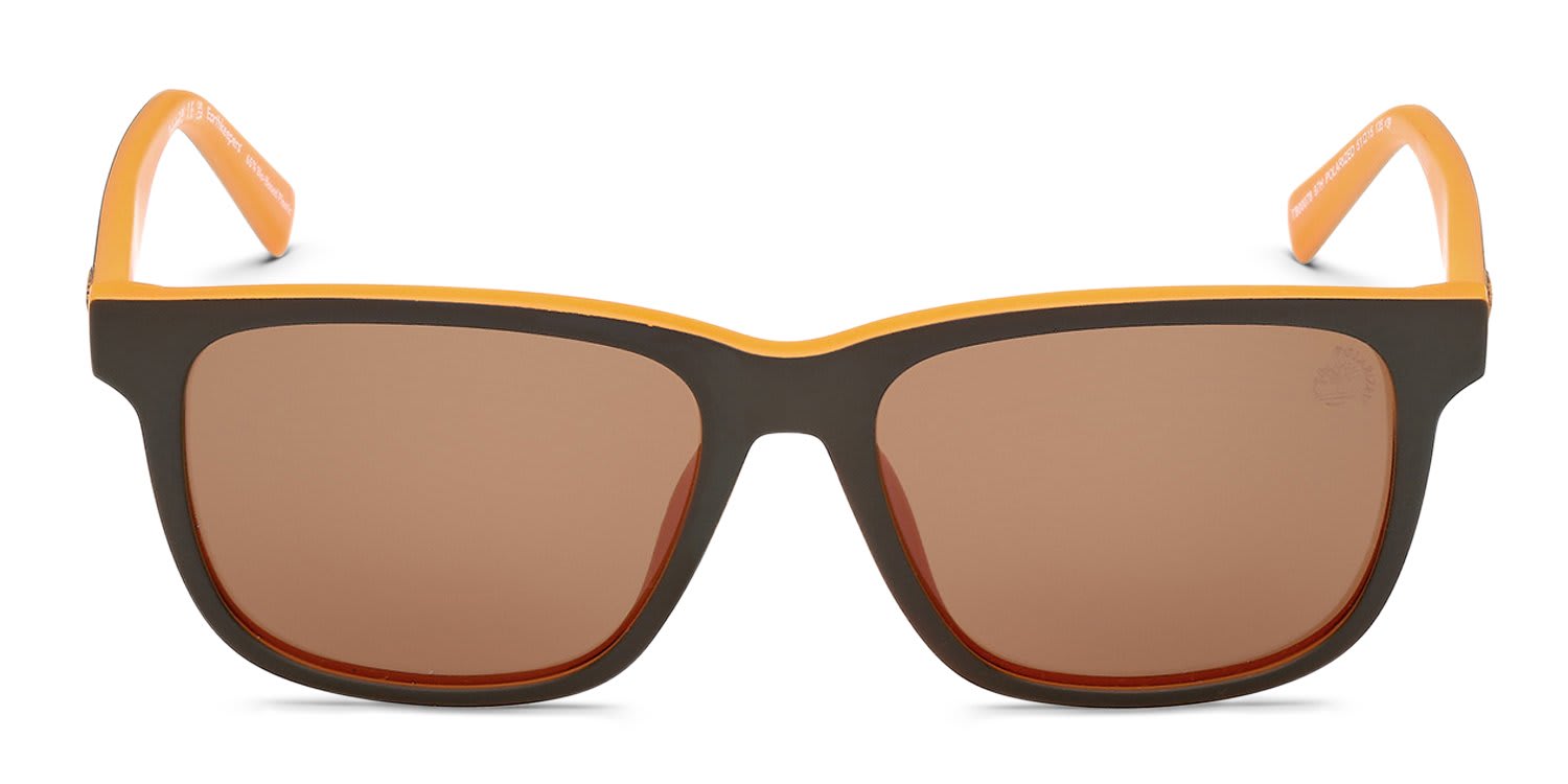 Timberland TB00078 Kids Green, Orange glasses - Green / Orange - Frontal View