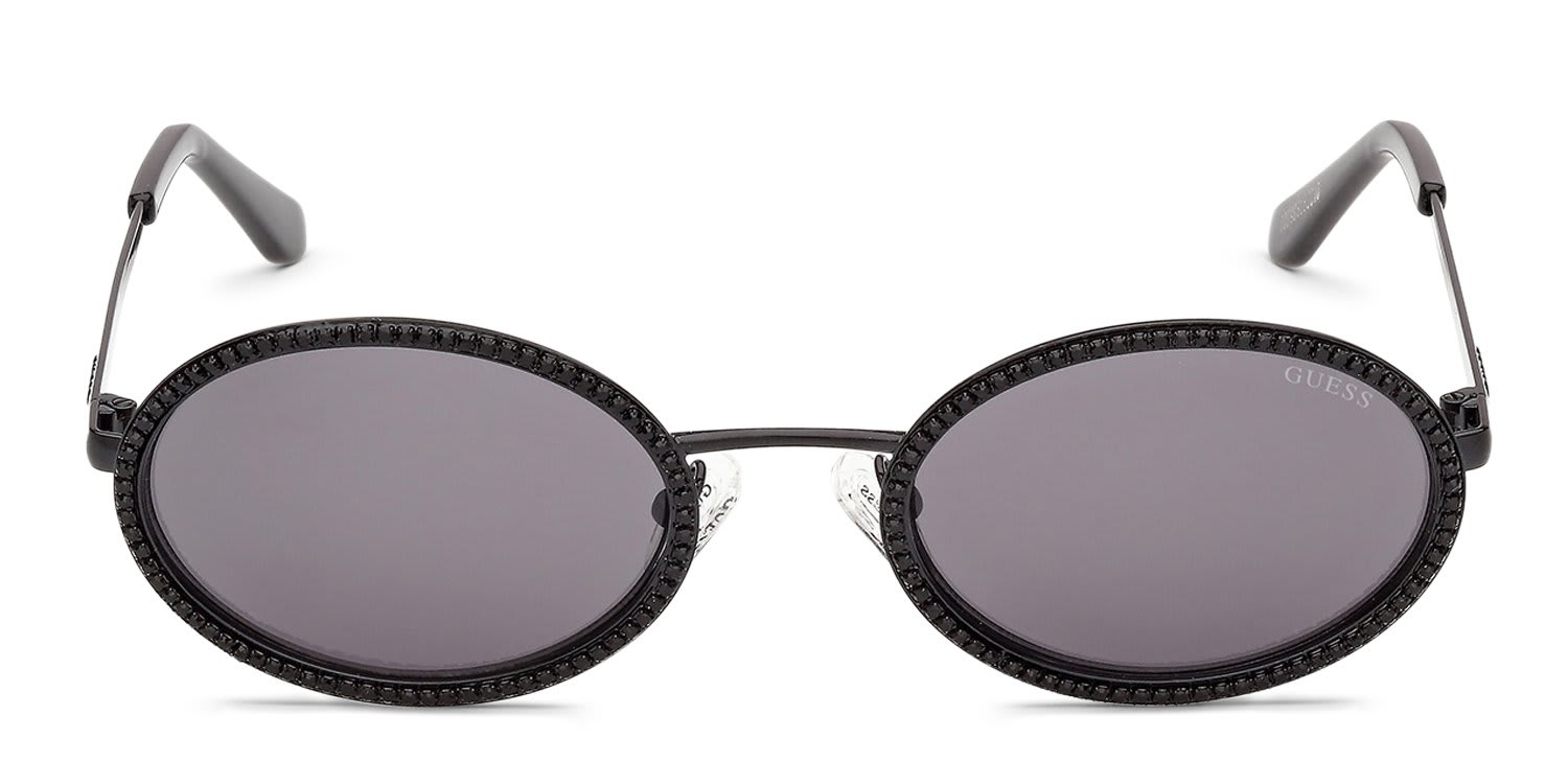Guess GU00295 Black, Gray glasses - Black / Gray - Frontal View