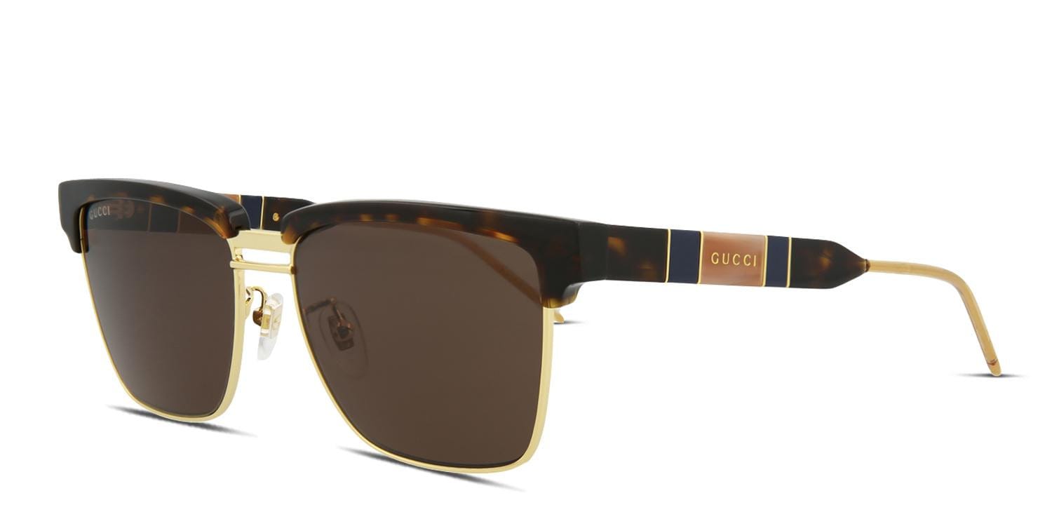 Gucci GG0603S Tortoise/Brown/Gold