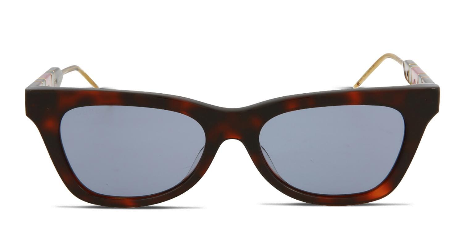 Gucci GG0598S Brown/Tortoise Cat Eye Full Frame sunglasses - front