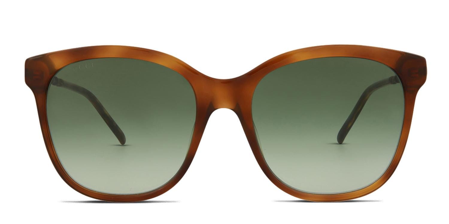 Gucci GG0654S Tortoise Square, Oversized Full Frame sunglasses - front