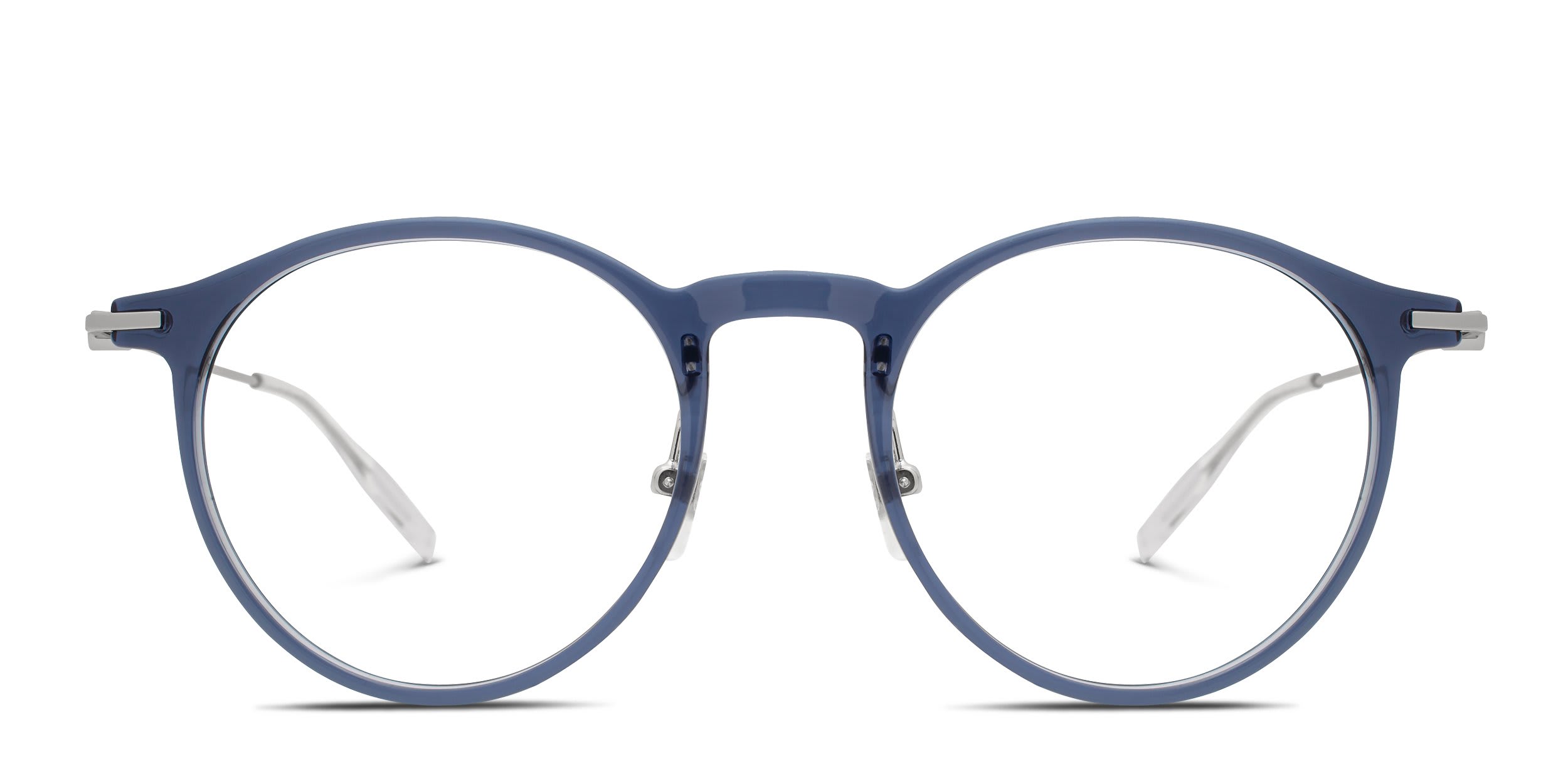 Montblanc MB0099O Blue glasses - Blue - Frontal View