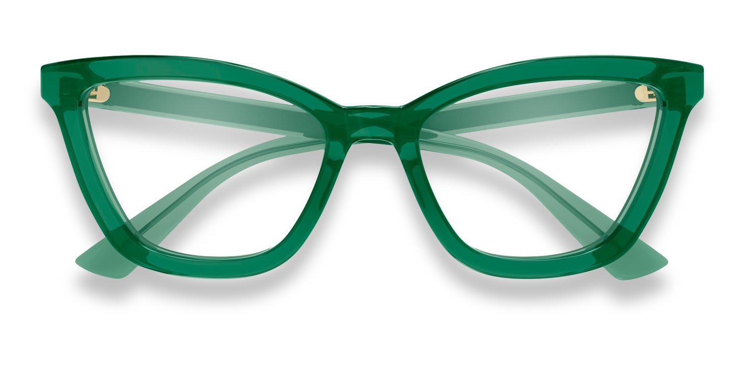Gucci GG1686O Green glasses - Green - Frontal View