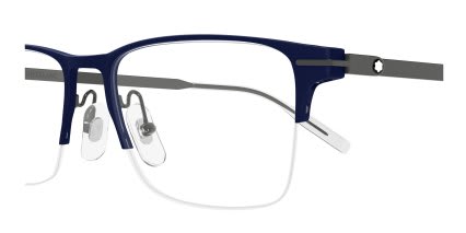 Mont Blanc MB0468O Blue glasses - Blue - Side View