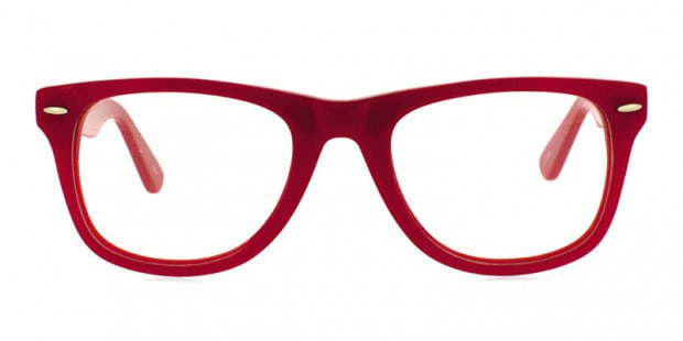 Muse College Cherry Red NA Square, Wayframe Full Frame eyeglasses - front