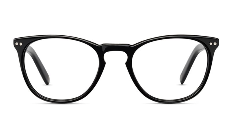 Muse M6443 Black Round Full Frame eyeglasses - front