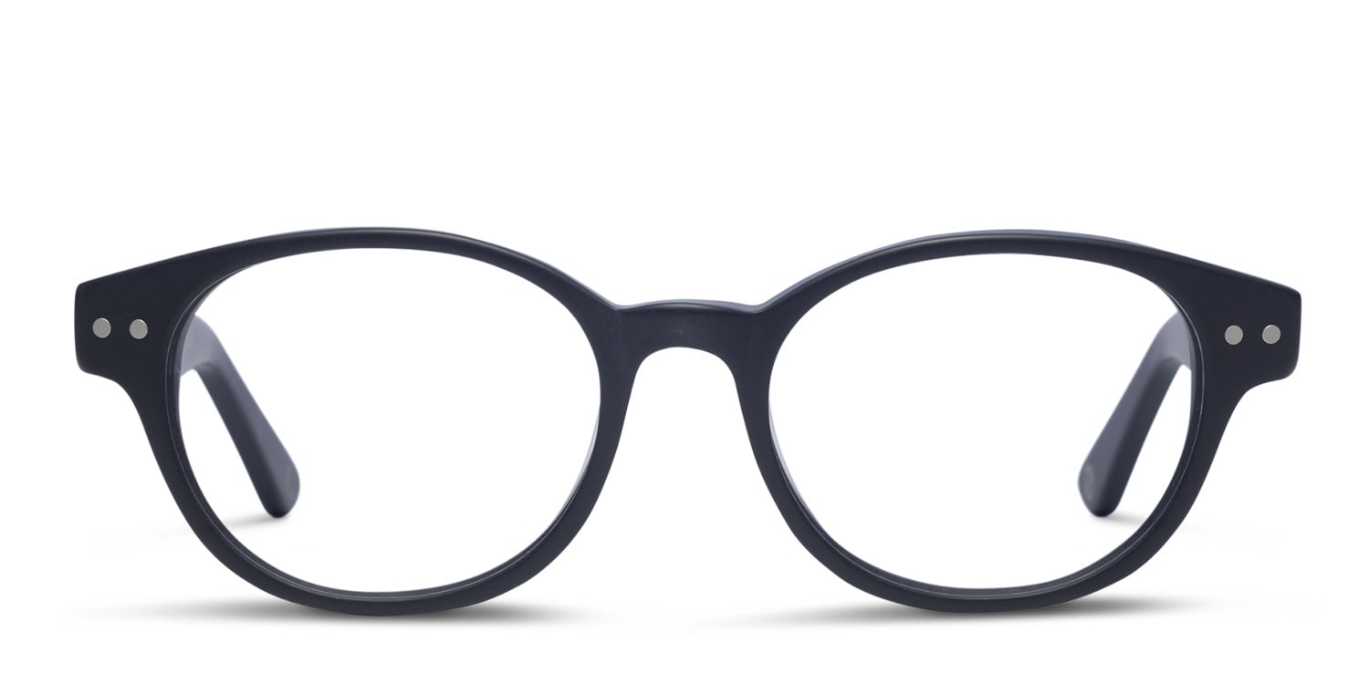 Muse M6845 Black Round Full Frame eyeglasses - front