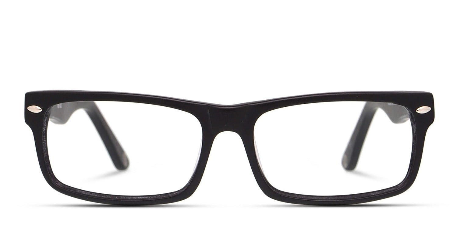 Muse M7680 Black NA Rectangle Full Frame eyeglasses - front