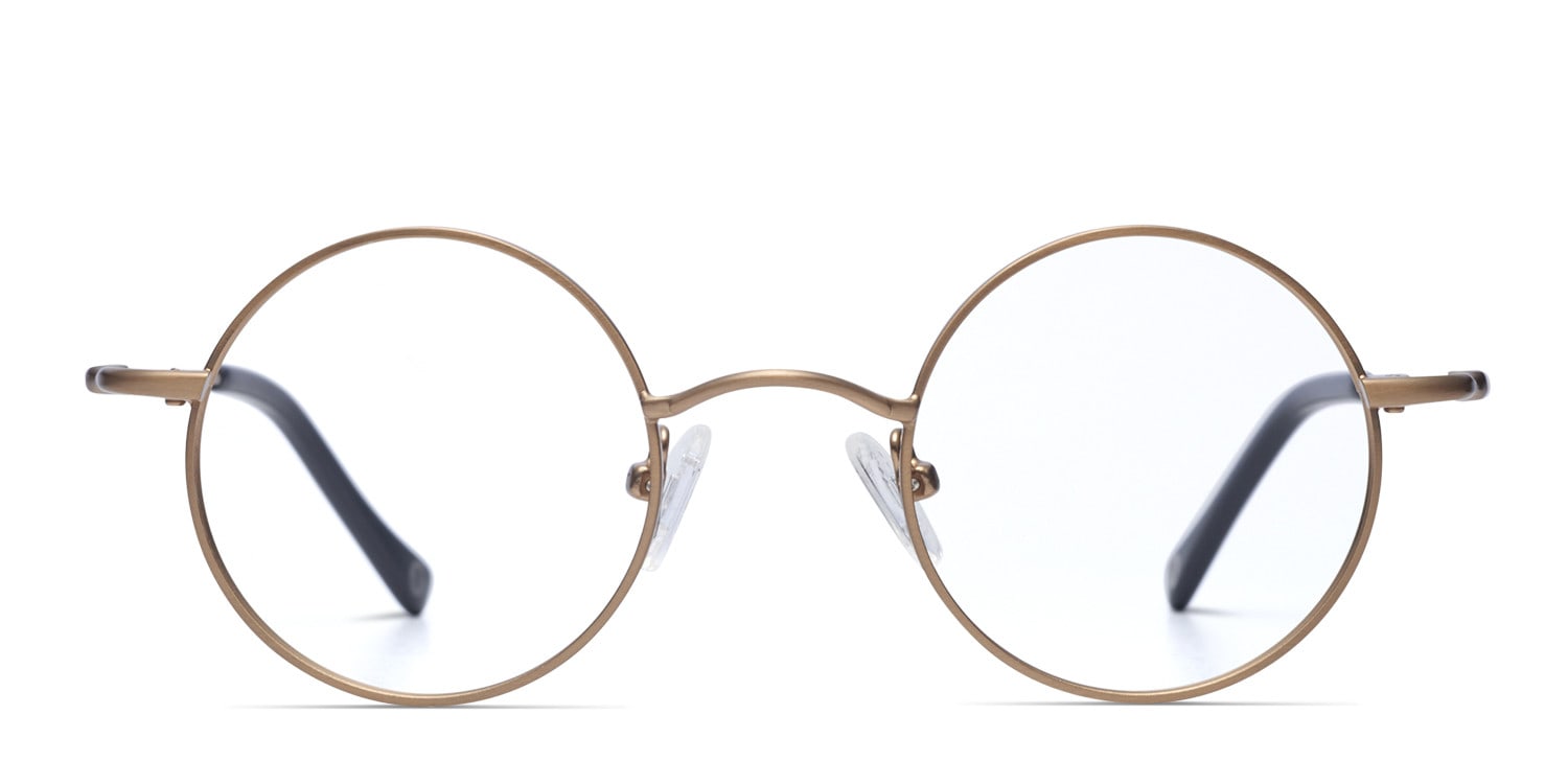 Muse M6644 Bronze Round Full Frame eyeglasses - front