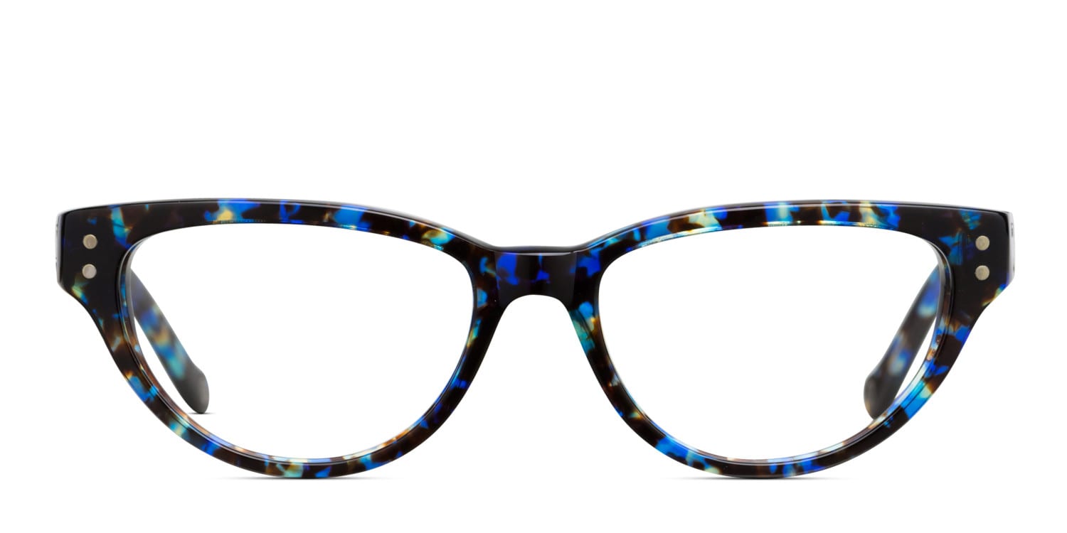 Muse M Blem Blue Tortoise Cat Eye Full Frame eyeglasses - front