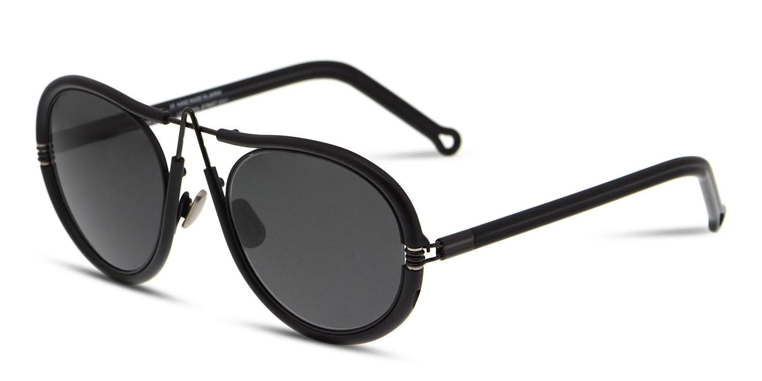 PQ By Ron Arad Liverpool Street Black Prescription Sunglasses