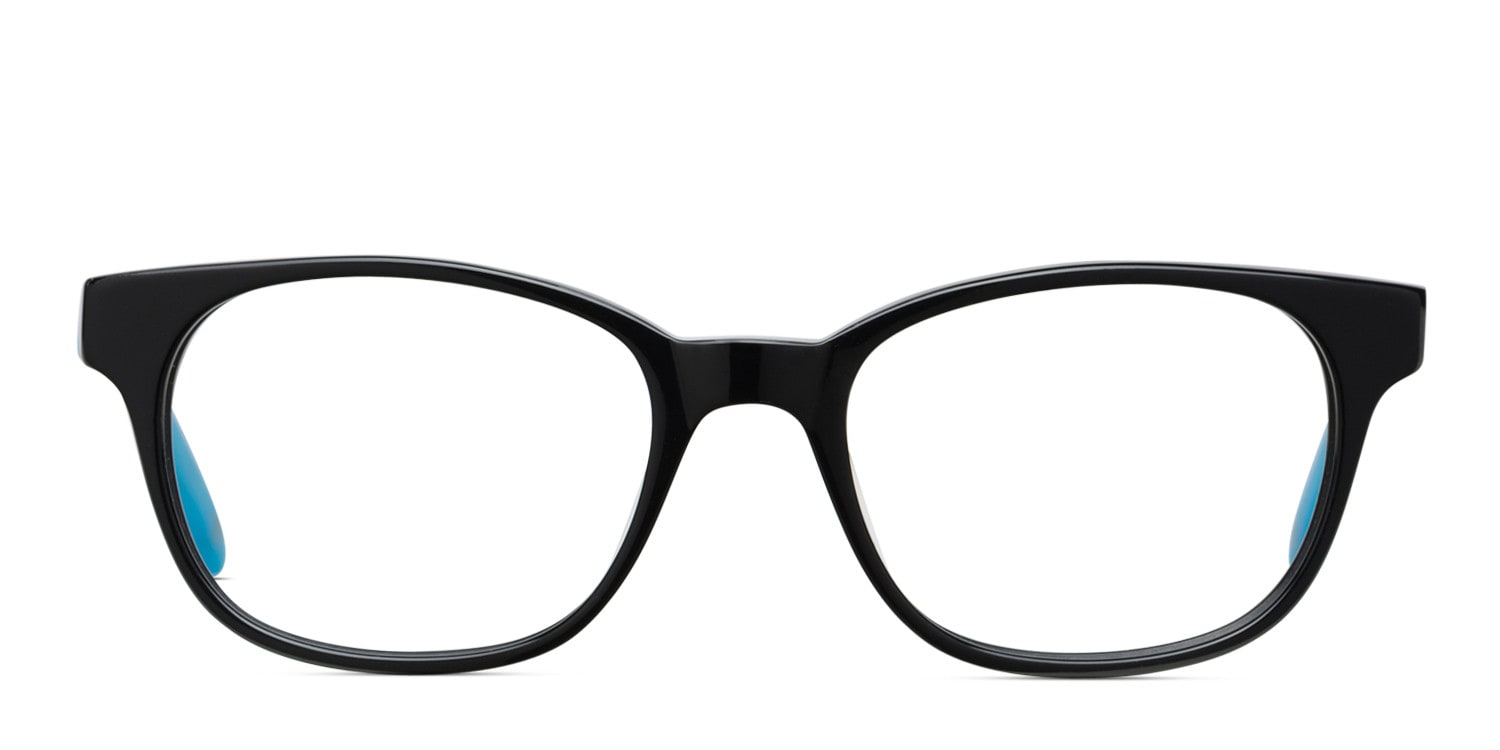 Muse M5314 Black w/Blue Square Full Frame eyeglasses - front
