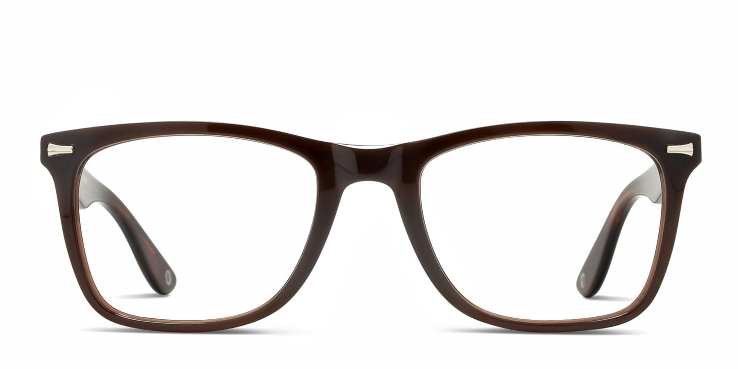 Muse Gilford Brown Square, Wayframe Full Frame eyeglasses - front