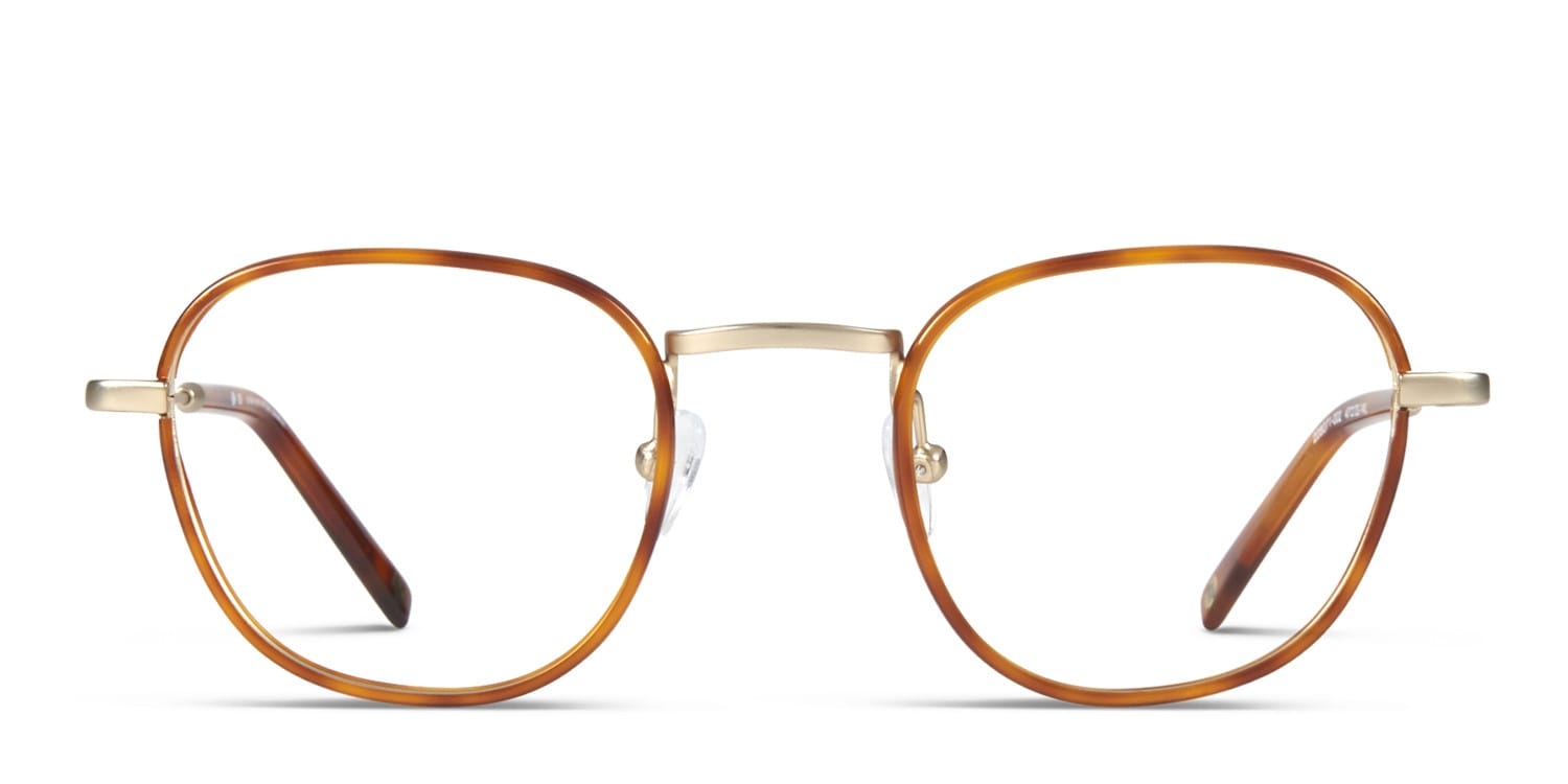Muse Missoula Brown Square Full Frame eyeglasses - front