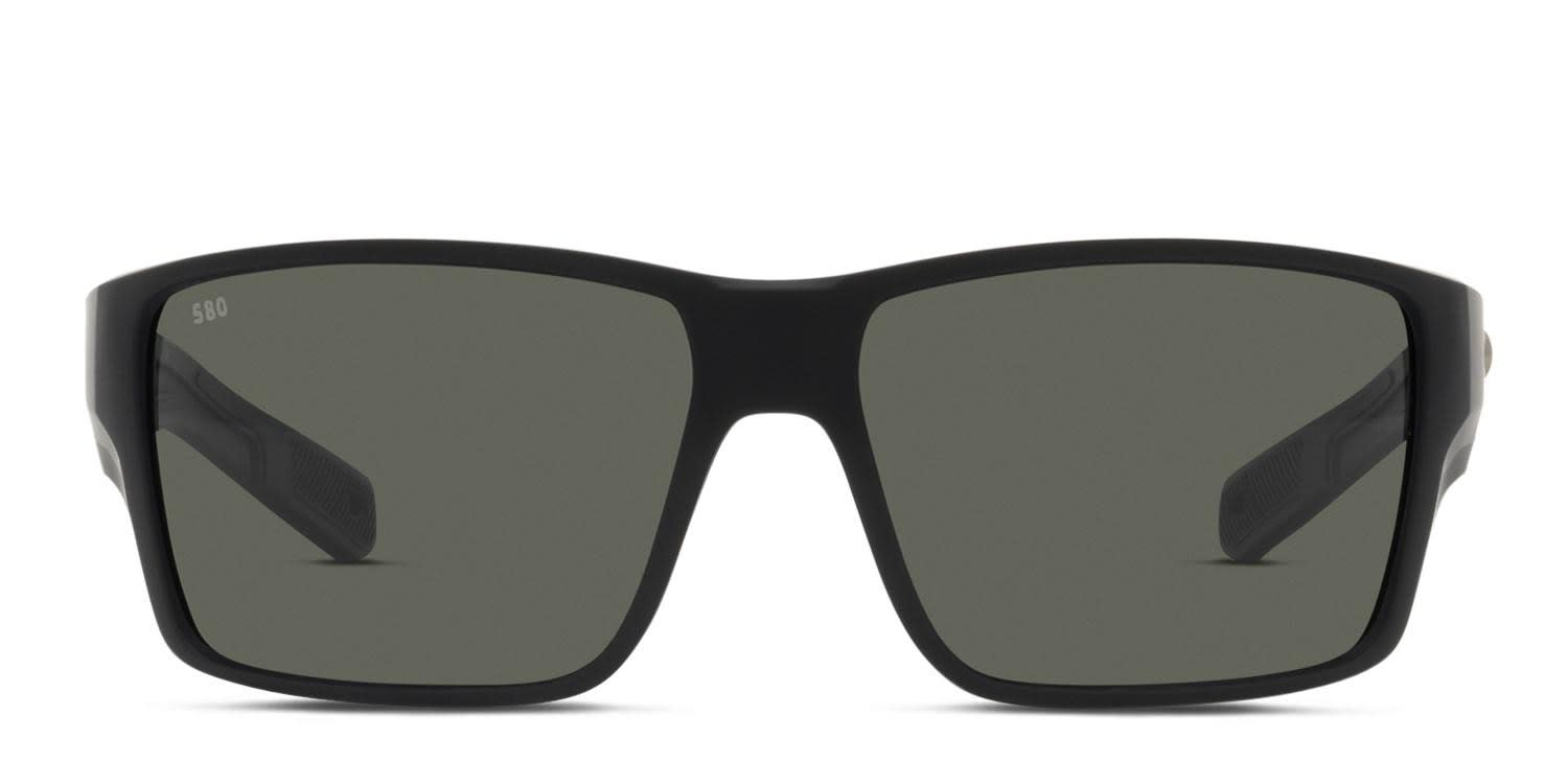 Costa Del Mar 6S9080 Reefton Pro Matte Black glasses - Matte Black - Frontal View