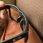 Oakley OX8156 Holbrook RX Black/Gold Eyeglasses | Includes FREE Rx