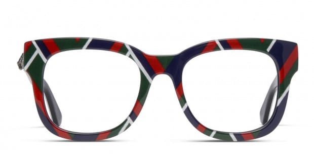 gucci multicolor eyeglasses