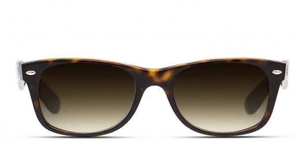 Ray Ban 2132 New Wayfarer Clear Brown Tortoise Prescription Sunglasses,Cartoon Easy Shadow Couple Drawing