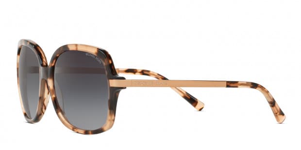 michael kors adrianna ii tortoise square frame sunglasses with brown lens