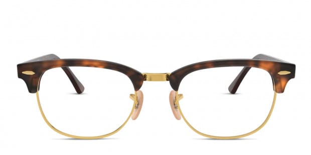 Ray-Ban 5154 Clubmaster Tortoise w/Gold 