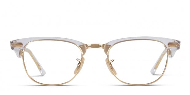 clear clubmaster eyeglasses