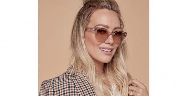 Muse X Hilary Duff Gloria Clear Pink Prescription Sunglasses
