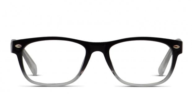 Skip Black w/Clear Prescription Eyeglasses