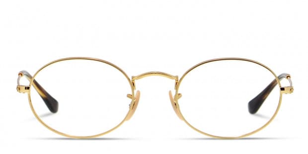 Ray-Ban 3547V Gold Prescription Eyeglasses