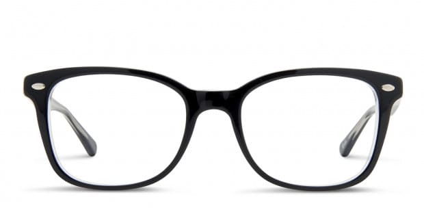 ray ban black rimmed glasses