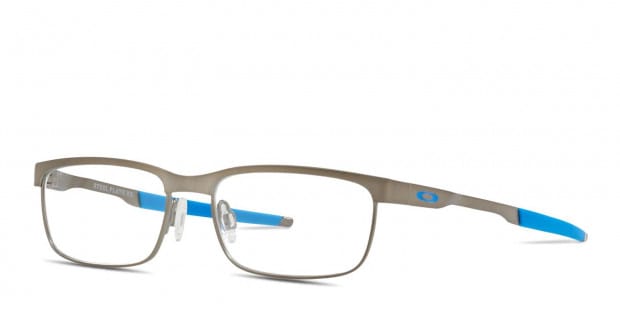 Oakley Oy3002 Steel Plate Xs Kids Silver Blue Prescription Eyeglasses